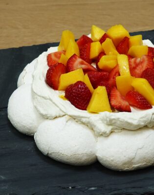 Pavlova mangue fraise