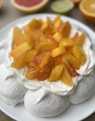 Pavlova aux agrumes