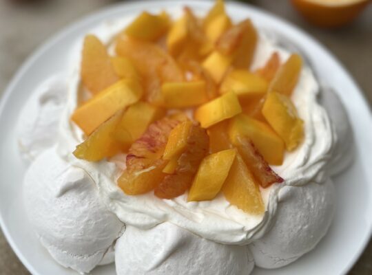 Dressez votre pavlova 