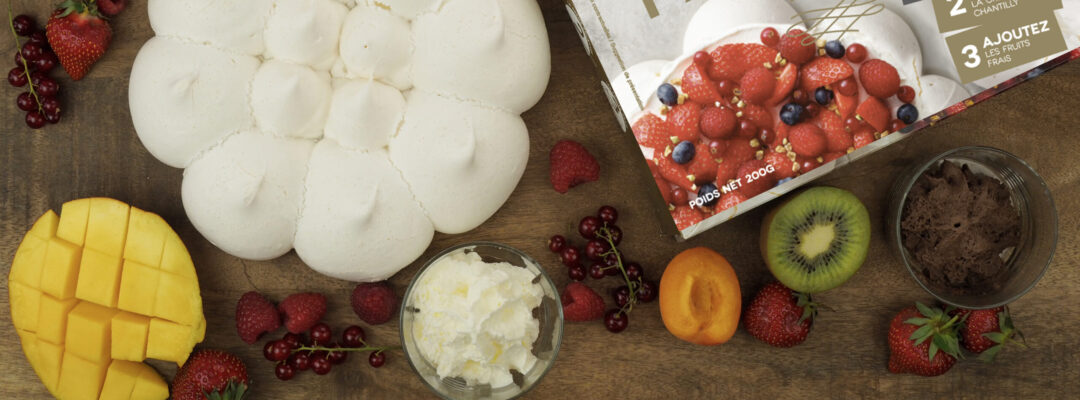 Les fruits et la meringue - des possibilités sans fin