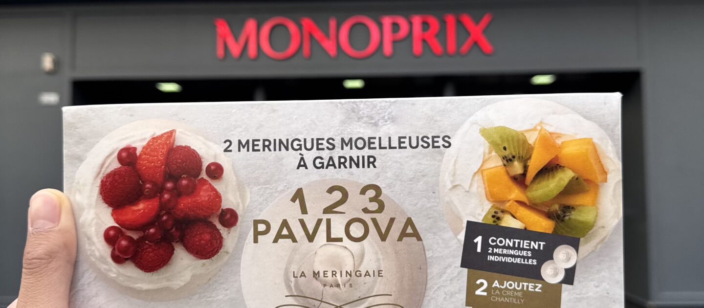 Notre grande nouveauté : la meringue moelleuse 1.2.3 PAVLOVA en version individuelle